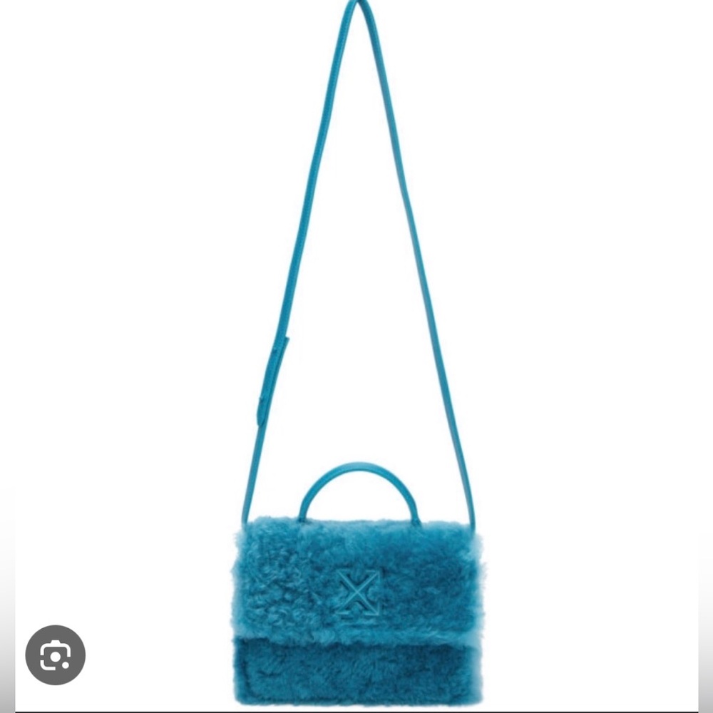 Off-White Blue Merino Jitney 1.4 Bag💙authentic